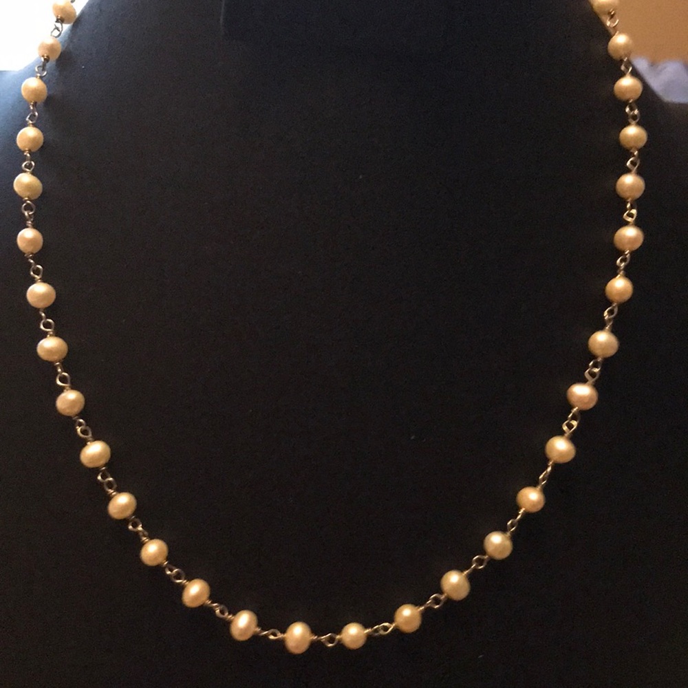925 and pearl necklace